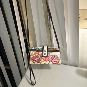 RARE Y2K Relic Crossbody Purse/ClutchWallet “Trouble Heart Breaker”Hard to Find